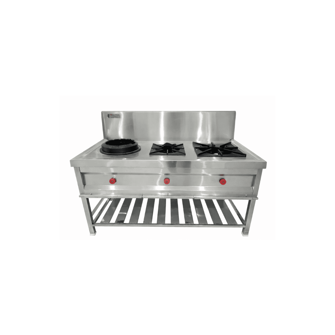 Chinese three Burner