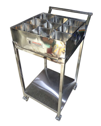 Stainless Steel Masala Trolley