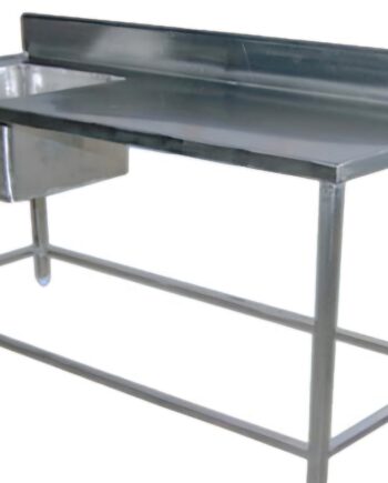 Stainless Steel Working Table with Single Sink