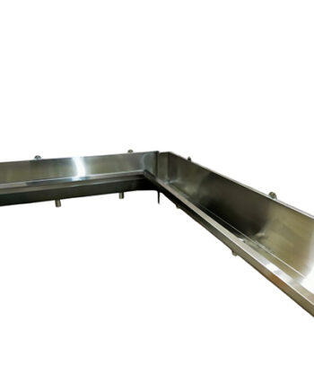 Stainless Steel Corner Wash Trough